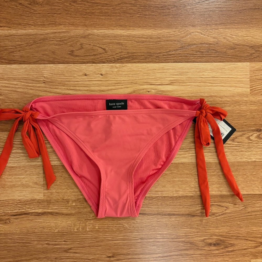 NWT Kate Spade New York Bow Tie Bikini Bottoms